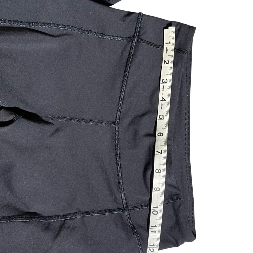 Lululemon Speed Tight III Leggings Black Size 4 Ruched Ankle Zip Pocket - Picture 3 of 9